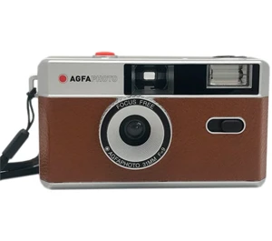 Agfa 35mm Analogue Reusable Photo Camera Brown 3 Agfa 35mm Analogue Reusable Photo Camera Brown