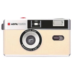Agfa 35mm Analogue Reusable Photo Camera Cream