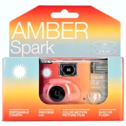 Amber Spark D400 Colour Disposable Film Camera
