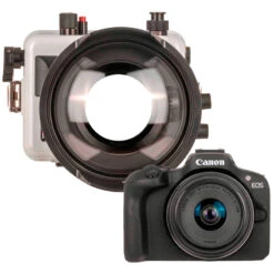 Canon EOS R100 & 18-45 STM & Ikelite Housing With Dome Port