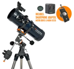 Celestron AstroMaster 114EQ With Motor Drive And Phone Adapter