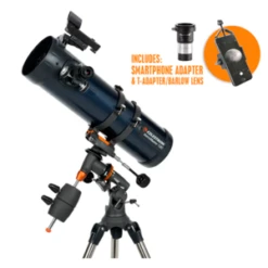 Celestron AstroMaster 130EQ With Phone And T-Adapter | Barlow