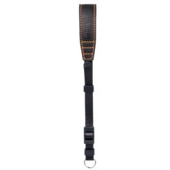 Dorr Root Black Leather Camera Wrist Strap