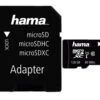 Hama 128GB MicroSDXC UHS Class 1 UHS-I 80MB|sec + SD Adapter -FujiFilm Store hama microsd 128gb uhs1 main