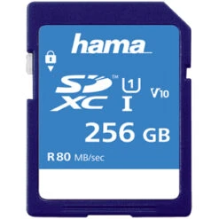 Hama 256GB Class 10 UHS-1 SDXC Memory Card (80Mb|sec)