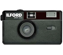 Ilford Sprite 35-II 35mm Film Camera With Flash (Black)