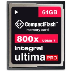 Integral CompactFlash 64GB UltimaPro 800x Memory Card