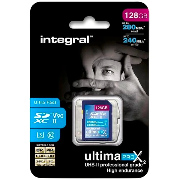 Integral 128GB Ultima Pro X2 SDXC Memory Card (280MB|sec) 3 Integral 128GB Ultima Pro X2 SDXC Memory Card (280MB|sec)