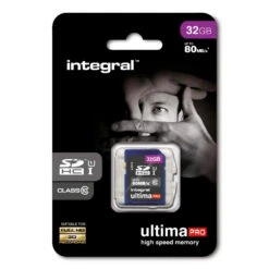 Integral 32GB UltimaPro SDHC Memory Card (80MB|sec)