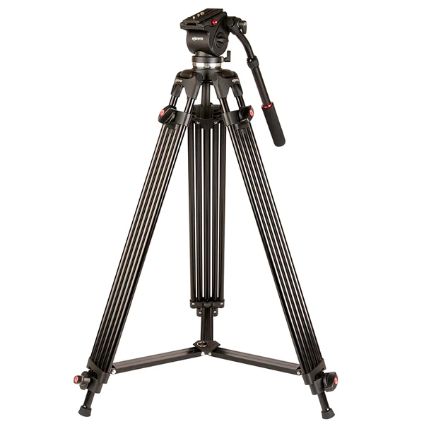 Kenro Twin Tube Video Tripod Kit (Aluminium) With VH01B Fluid Head 3 Kenro Twin Tube Video Tripod Kit (Aluminium) With VH01B Fluid Head
