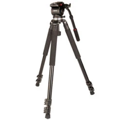 Kenro Video Tripod Kit (Aluminium) With VH01B Fluid Head