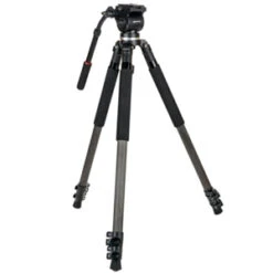 Kenro Video Tripod Kit (Carbon Fibre) With VH01B Fluid Head