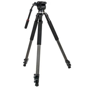 Kenro Video Tripod Kit (Carbon Fibre) With VH01B Fluid Head 3 Kenro Video Tripod Kit (Carbon Fibre) With VH01B Fluid Head