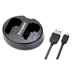 KingMa USB Dual Battery Charger For The Olympus BLN-1