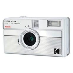Kodak Ektar H35N 35mm Half Frame Film Camera Striped Silver