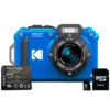 Kodak PixPro WPZ2 Blue With Spare Battery & 16Gb MicroSD Card -FujiFilm Store kodak wpz2 blue with batt and card