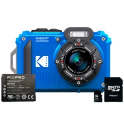 Kodak PixPro WPZ2 Blue With Spare Battery & 16Gb MicroSD Card