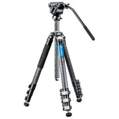 Leofoto Manba LV-284C Carbon Tripod With BV-5 Video Head