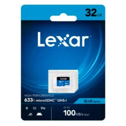 Lexar Blue Series UHS-I 32GB MicroSDHC Card (633x Speed)