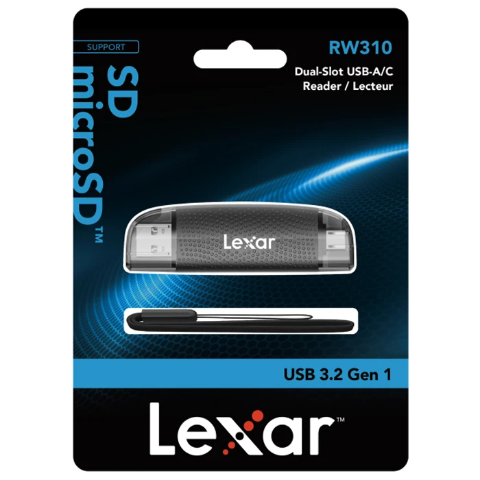 Lexar RW310 SD / MicroSD USB 3.2 Dual Slot Card Reader 3 Lexar RW310 SD / MicroSD USB 3.2 Dual Slot Card Reader