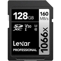 Lexar Pro 128GB SDXC 1066x Speed Memory Card (160MB|s)
