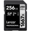 Lexar 256GB SDXC UHS-II U3 1667x Speed Pro Memory Card (250MB|s) -FujiFilm Store lexar sd 1667x 256gb main