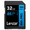 Lexar 32GB SDHC 800x Speed Pro Blue Memory Card (150MB|s) -FujiFilm Store lexar sd blue series 800x 150mbs 32gb
