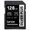 Lexar Pro 128GB SDXC Silver Plus Memory Card (205MB|s) -FujiFilm Store lexar sd silver plus 128gb
