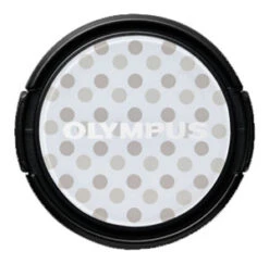 Olympus LC-37PR Dress Up Lens Cap - Dots Pattern