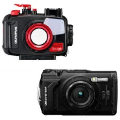 Olympus Tough TG-7 Black + Olympus PT-059 UW Housing