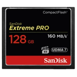 Sandisk Compact Flash Extreme Pro 128GB Memory Card (160MB|s)