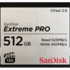 Sandisk CFast Extreme Pro 512GB Memory Card -FujiFilm Store sandisk cfast 512gb main