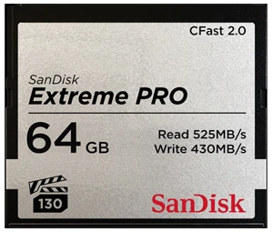 Sandisk CFast Extreme Pro 64GB Memory Card 3 Sandisk CFast Extreme Pro 64GB Memory Card