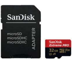 Sandisk 32GB MicroSDHC Extreme Pro UHS-3 V30 (100MB|s) + Adapter