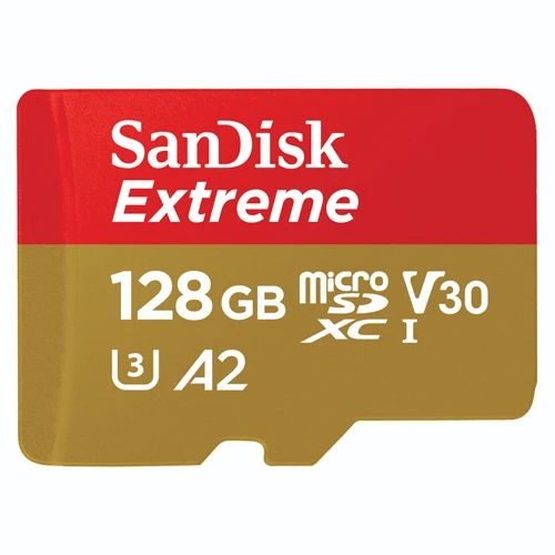 Sandisk 128GB MicroSDXC Extreme UHS-3 V30 A2 190MB|s Memory Card 3 Sandisk 128GB MicroSDXC Extreme UHS-3 V30 A2 190MB|s Memory Card