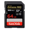 Sandisk 64GB Extreme Pro UHS-3 SDXC Memory Card (300MB|sec) -FujiFilm Store sandisk sd ex pro 300mb main