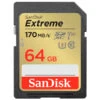 Sandisk 64GB Extreme UHS-3 V30 SDXC Memory Card (170MB|s) -FujiFilm Store sandisk sd extreme 64gb 170mb