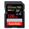 Sandisk 128GB Extreme Pro UHS-3 SDXC Memory Card (300MB|sec) -FujiFilm Store sandisk sdxc 128gb ext 300mb main