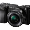 Sony Alpha ILCE A6100 + 16-50 Lens Black -FujiFilm Store sony a6100 16 50 main