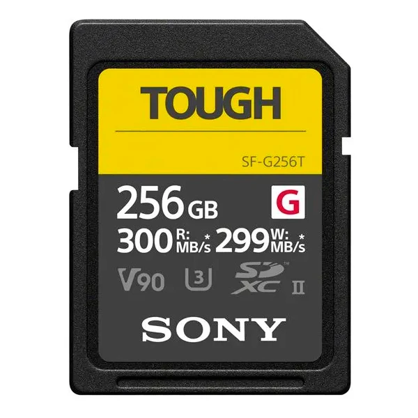 Sony Tough SF-G 256GB UHS-3 SDXC Memory Card (300MB|sec) 3 Sony Tough SF-G 256GB UHS-3 SDXC Memory Card (300MB|sec)