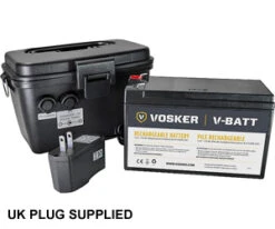 Vosker Rechargeable 12V Battery | Charger | Housing (V-CASE-12V)